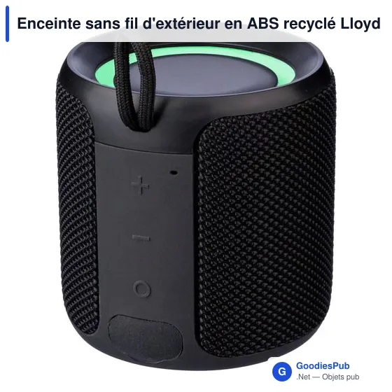Enceinte sans fil personnalisable pour extérieur avec logo - Lloyd - Image 10