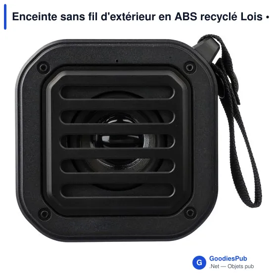 Enceinte sans fil personnalisable pour extérieur avec logo - Lois - Image 1