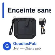 Enceinte sans fil personnalisable pour extérieur avec logo - Lois - Miniature 4