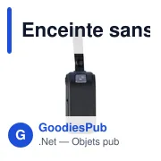 Enceinte sans fil personnalisable pour extérieur avec logo - Lois - Miniature 6