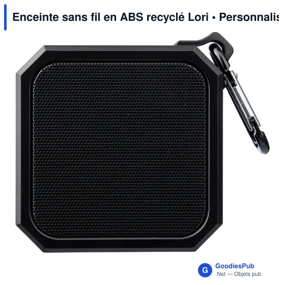 Enceinte sans fil personnalisable avec logo - modèle Lori - Image 1