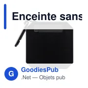 Enceinte sans fil personnalisable avec logo - modèle Lori - Miniature 2