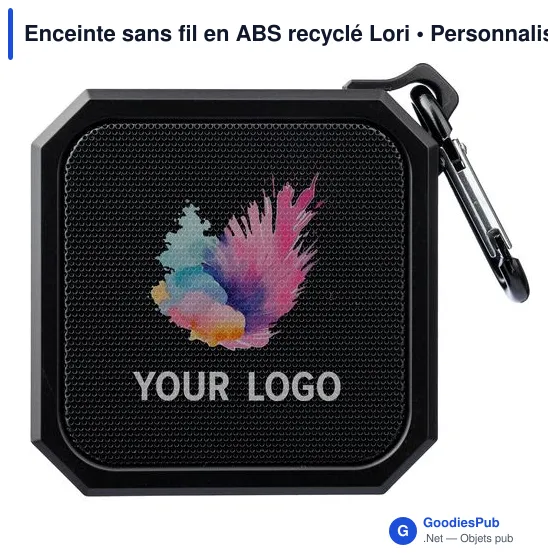Enceinte sans fil personnalisable avec logo - modèle Lori - Image 3