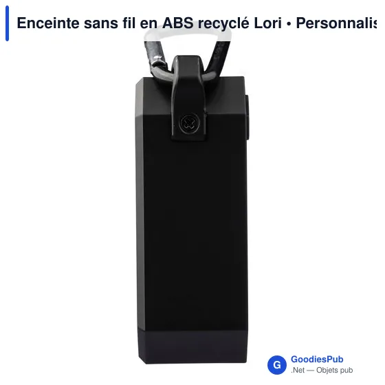 Enceinte sans fil personnalisable avec logo - modèle Lori - Image 4