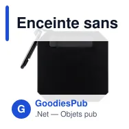 Enceinte sans fil personnalisable avec logo - modèle Lori - Miniature 9