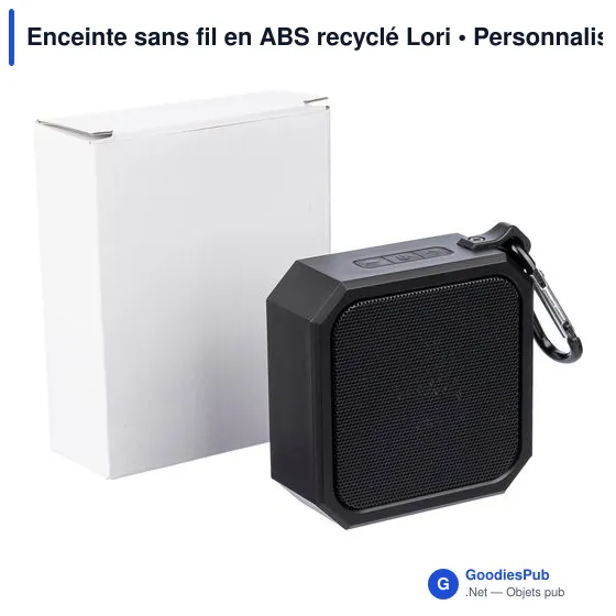 Enceinte sans fil personnalisable avec logo - modèle Lori - Image 10
