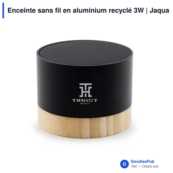Enceinte sans fil personnalisable en aluminium recyclé avec logo | Jaquann - Image 11