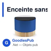 Enceinte sans fil personnalisable en aluminium recyclé avec logo | Jaquann - Miniature 3