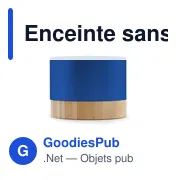 Enceinte sans fil personnalisable en aluminium recyclé avec logo | Jaquann - Miniature 4