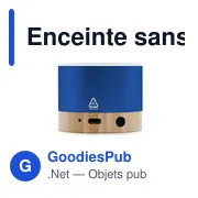 Enceinte sans fil personnalisable en aluminium recyclé avec logo | Jaquann - Miniature 5