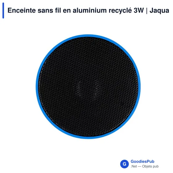 Enceinte sans fil personnalisable en aluminium recyclé avec logo | Jaquann - Image 6