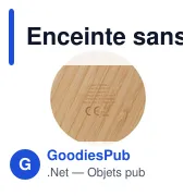 Enceinte sans fil personnalisable en aluminium recyclé avec logo | Jaquann - Miniature 7