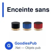 Enceinte sans fil personnalisable en aluminium recyclé avec logo | Jaquann - Miniature 9