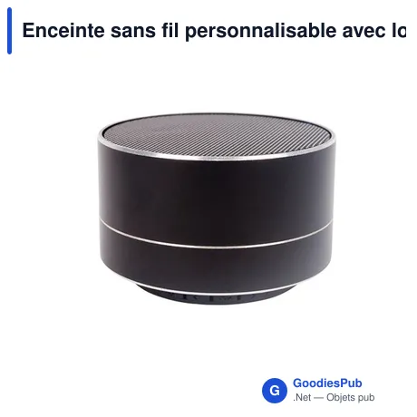 Enceinte sans fil personnalisable avec logo | Silas