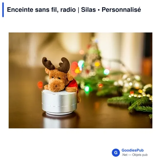 Enceinte sans fil personnalisable avec logo | Silas - Image 6