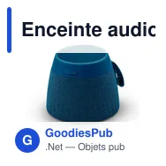 Enceinte audio personnalisable avec logo - Lolija - Miniature 1