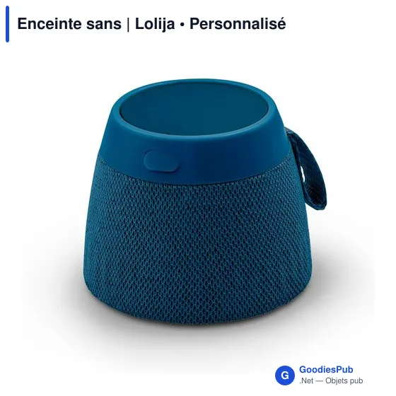 Enceinte audio personnalisable avec logo - Lolija - Image 1