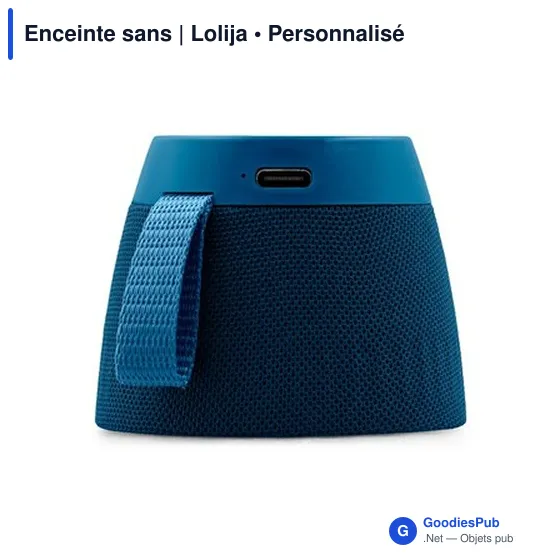 Enceinte audio personnalisable avec logo - Lolija - Image 2
