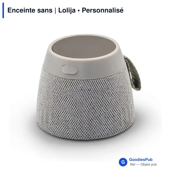 Enceinte audio personnalisable avec logo - Lolija - Image 11