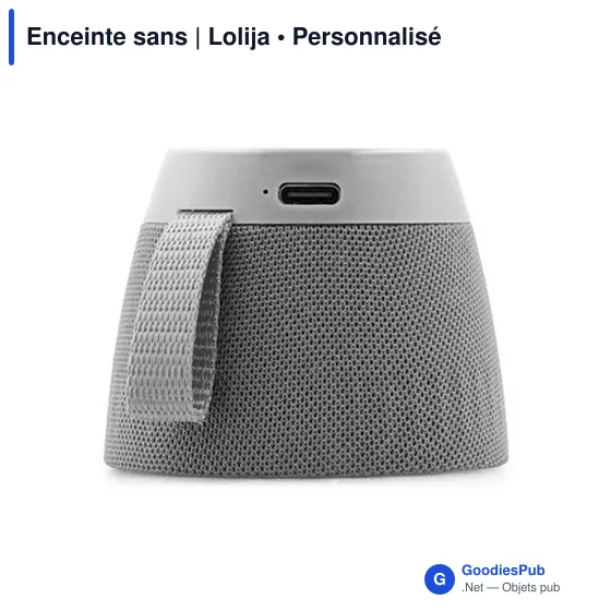 Enceinte audio personnalisable avec logo - Lolija - Image 12