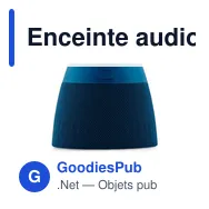 Enceinte audio personnalisable avec logo - Lolija - Miniature 3
