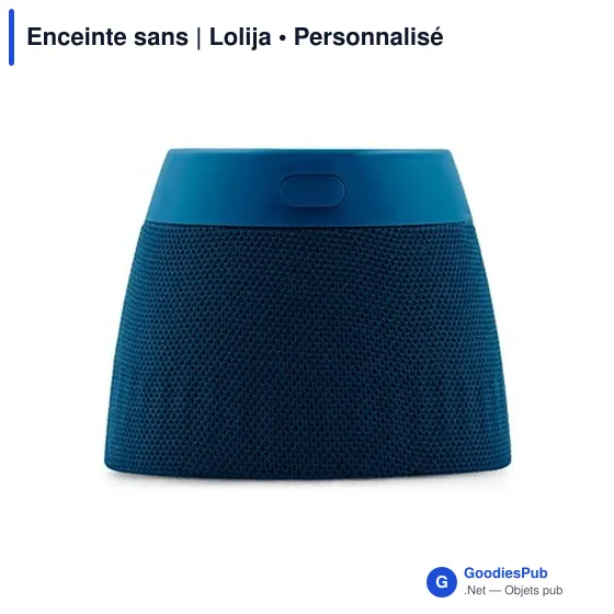 Enceinte audio personnalisable avec logo - Lolija - Image 3