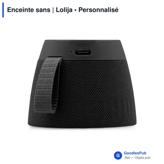 Enceinte audio personnalisable avec logo - Lolija - Image 7