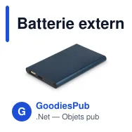 Batterie externe personnalisable USB-C 4000 mAh en aluminium recyclé avec logo - Enera - Miniature 3