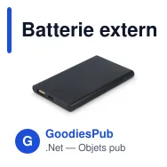 Batterie externe personnalisable USB-C 4000 mAh en aluminium recyclé avec logo - Enera - Miniature 6