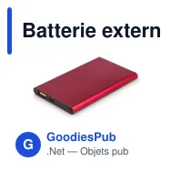 Batterie externe personnalisable USB-C 4000 mAh en aluminium recyclé avec logo - Enera - Miniature 7