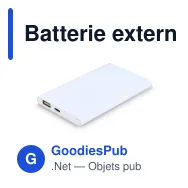 Batterie externe personnalisable USB-C 4000 mAh en aluminium recyclé avec logo - Enera - Miniature 8