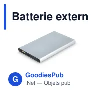 Batterie externe personnalisable USB-C 4000 mAh en aluminium recyclé avec logo - Enera - Miniature 9