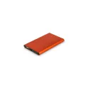 Variante Orange - Batterie externe personnalisable USB-C 4000 mAh en aluminium recyclé avec logo - Enera