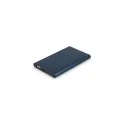 Variante Bleu foncé - Batterie externe personnalisable USB-C 4000 mAh en aluminium recyclé avec logo - Enera
