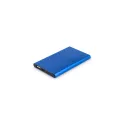 Variante Bleu clair - Batterie externe personnalisable USB-C 4000 mAh en aluminium recyclé avec logo - Enera