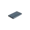 Variante Bronze nickelé foncé - Batterie externe personnalisable USB-C 4000 mAh en aluminium recyclé avec logo - Enera