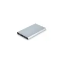 Variante Argent - Batterie externe personnalisable USB-C 4000 mAh en aluminium recyclé avec logo - Enera