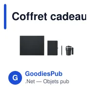 Coffret cadeau 3 pièces personnalisable avec logo - ENGAGE - Miniature 2