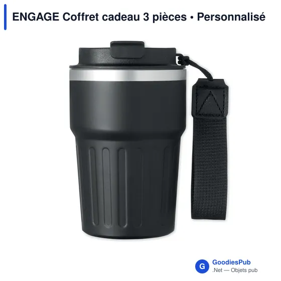 Coffret cadeau 3 pièces personnalisable avec logo - ENGAGE - Image 9