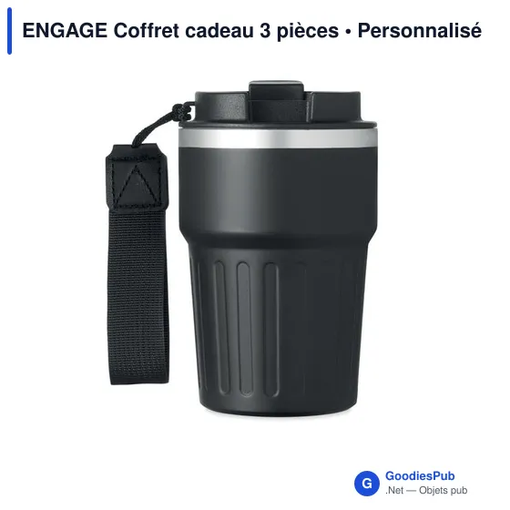 Coffret cadeau 3 pièces personnalisable avec logo - ENGAGE - Image 10