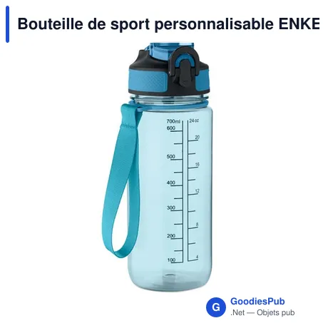 Bouteille de sport personnalisable ENKEL 700ml avec logo