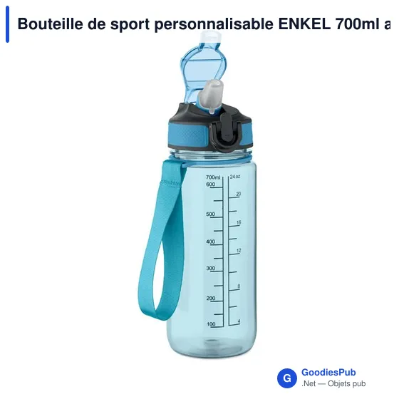 Bouteille de sport personnalisable ENKEL 700ml avec logo - Image 2
