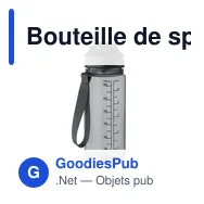 Bouteille de sport personnalisable ENKEL 700ml avec logo - Miniature 11