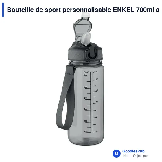 Bouteille de sport personnalisable ENKEL 700ml avec logo - Image 12