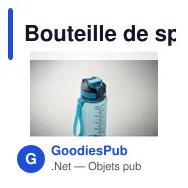 Bouteille de sport personnalisable ENKEL 700ml avec logo - Miniature 3