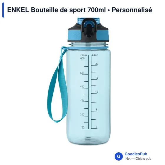 Bouteille de sport personnalisable ENKEL 700ml avec logo - Image 4