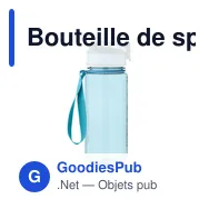 Bouteille de sport personnalisable ENKEL 700ml avec logo - Miniature 6