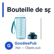 Bouteille de sport personnalisable ENKEL 700ml avec logo - Miniature 7