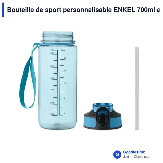 Bouteille de sport personnalisable ENKEL 700ml avec logo - Image 7