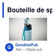Bouteille de sport personnalisable ENKEL 700ml avec logo - Miniature 9